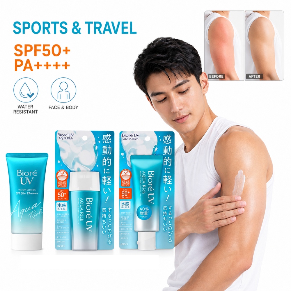 Spf 50 Waterproof Sunscreen - Lotion solaire imperméable Birou SPF50+ PA++++