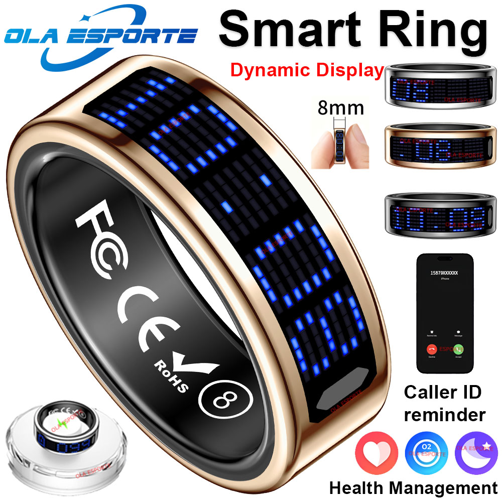 Health Monitors - Nouveau Anneau intelligent Ultra-fin et léger,