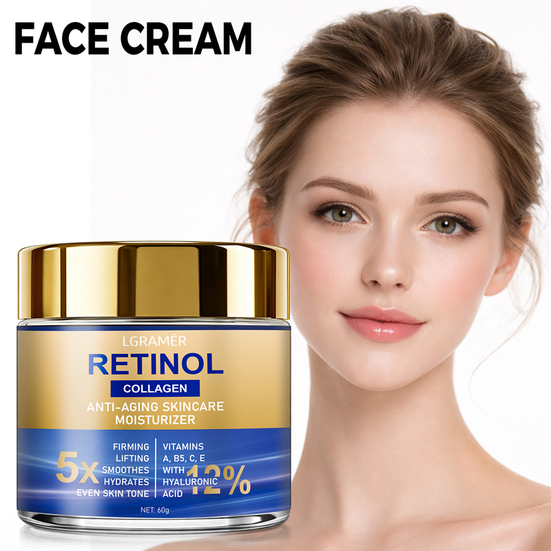 Retinol Anti Wrinkle Cream - Crème pour le visage au rétinol,