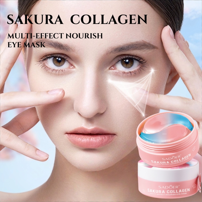 Collagen Under Eye Patches - 60 masques pour les yeux multi-effets