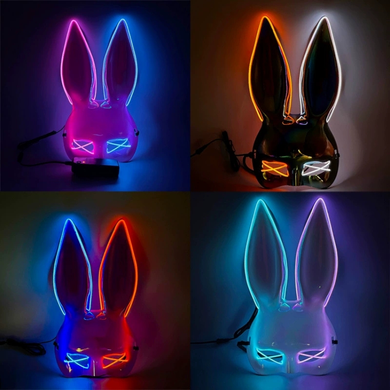 Led Light Therapy Face Mask - Masque lumineux à oreilles de lapin