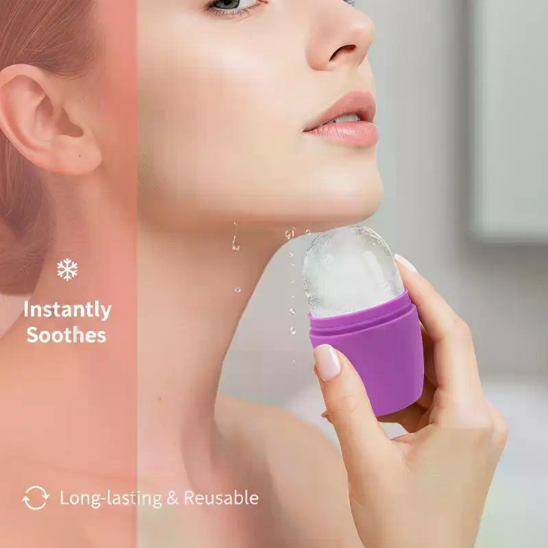 Face Ice Roller Puffiness - Rouleau de glace en silicone pour