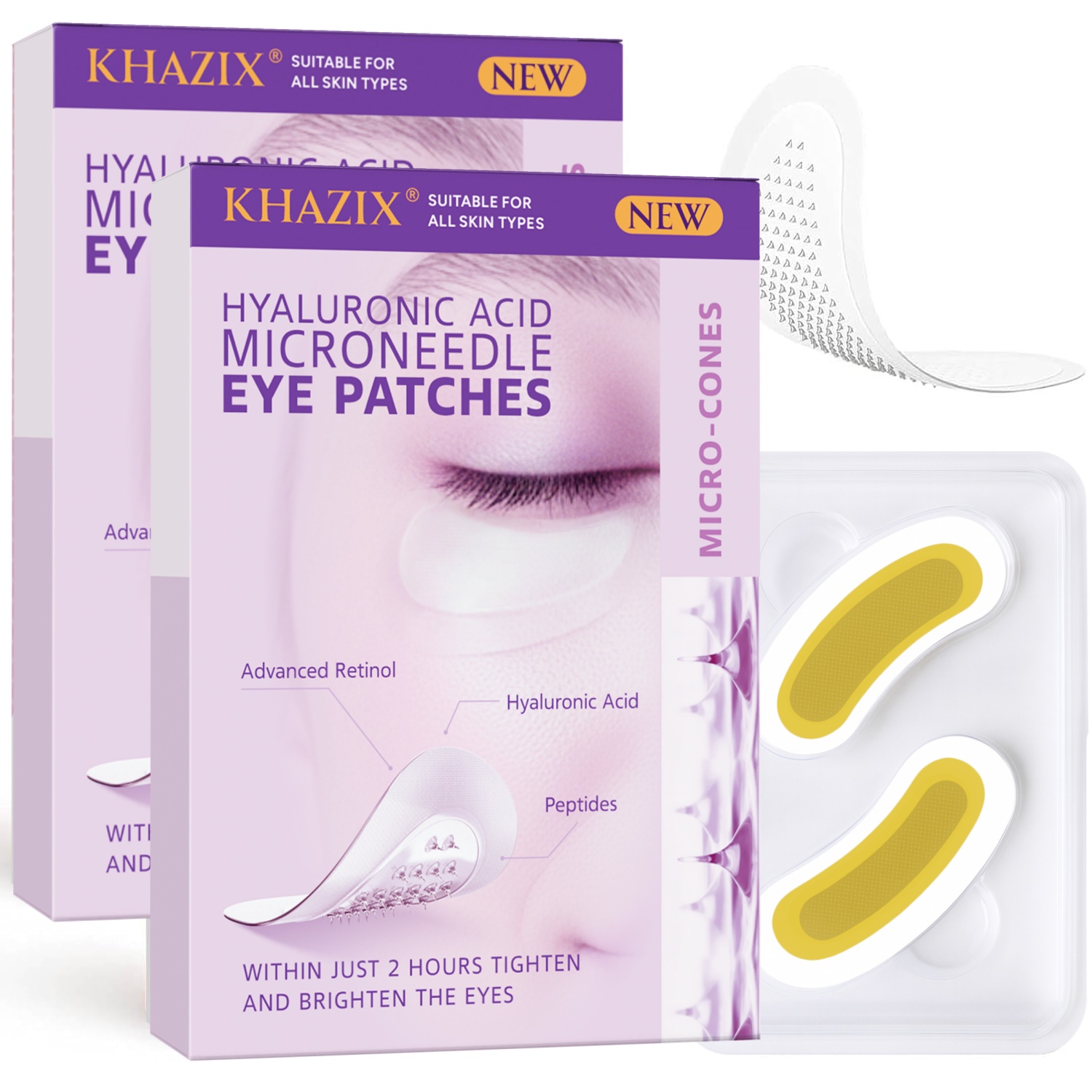 Skincare - Patchs pour les yeux à l'acide