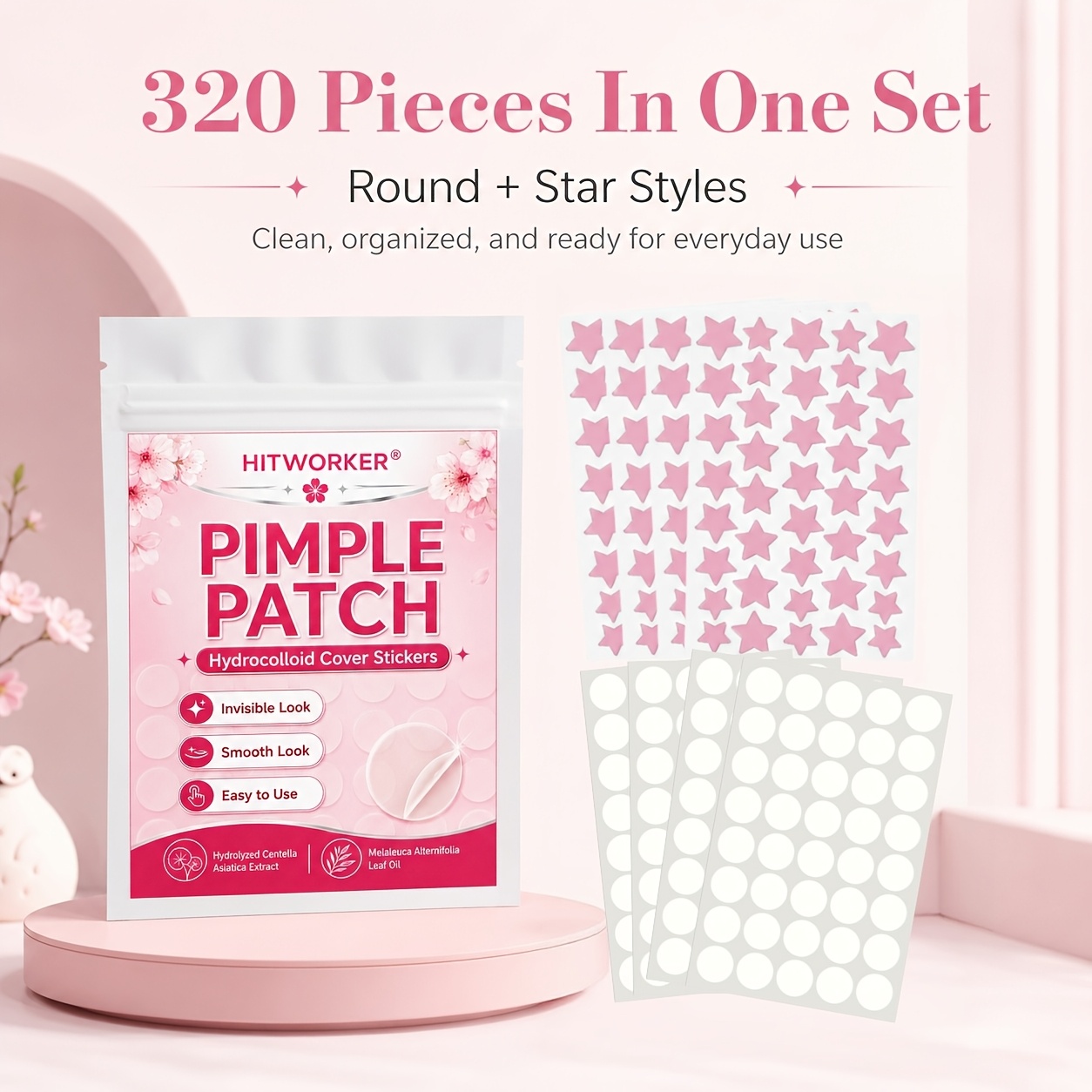 320 Patchs Hydrocolloïdes Invi - Hydrocolloid Pimple Patch avis et prix