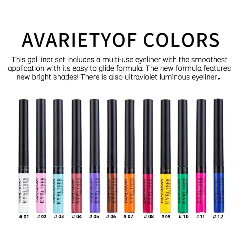 Stylo Eyeliner néon UV lueur,  - Waterproof Liquid Eyeliner Pen avis et prix
