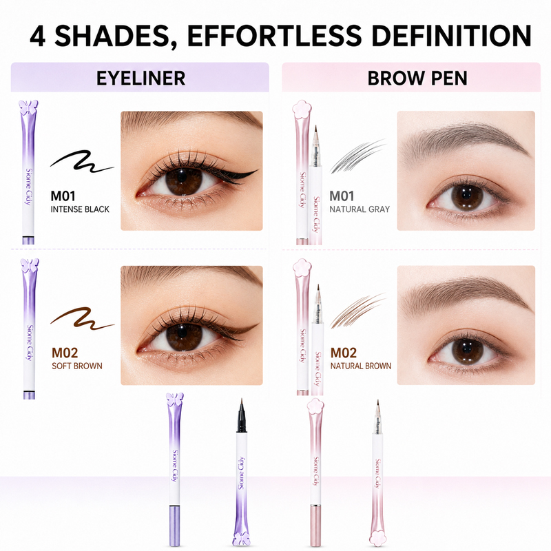 Siome Cidy – Lot de 4 Eyeliner - Waterproof Liquid Eyeliner Pen avis et prix