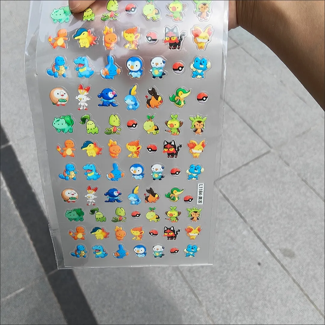 Autocollants Pokémon pour ongl - Nail Art avis et prix